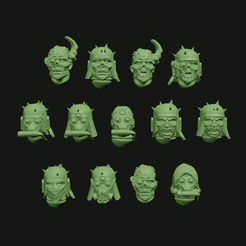 Scab_Heads.png Бесплатный 3D файл Шрамовые головки・Дизайн 3D-принтера для скачивания