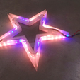 3.png Free STL file Vega - The LED-lit Christmas Star・3D print model to download