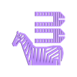 animal_zebra.stl Simple Animals 8 - Zebra