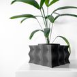 misprint-0060.jpg The Averth Planter Pot with Drainage | Tray & Stand Included | Modern and Unique Home Decor for Plants and Succulents  | STL File