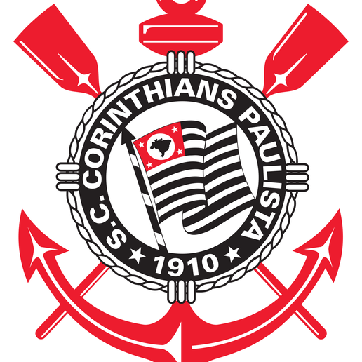 STL file Corinthians brazilian soccer team shield・3D printing model to ...