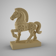 033067.png Mechanical Horse Decor