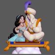 1.jpg ALADDIN JASMINE PRINCESS CARPET STATUE DISNEY ANIME CHARACTER 3D PRINT