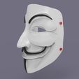 1.554.jpg Guy Fawkes Mask 3D printed model