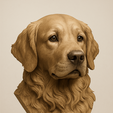 Golden-Retriever.png Golden Retriever Bust