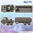 5.jpg Futuristic truck with armored cab (trailer version) (24) - Future Sci-Fi SF Post apocalyptic Tabletop Scifi Wargaming Planetary exploration RPG Terrain