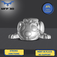 60.png CASTOR ARTICULADO MFP3D -SIN SOPORTE - IMPRIME EN SU SITIO - JUGUETE SENSORIAL - FIDGET