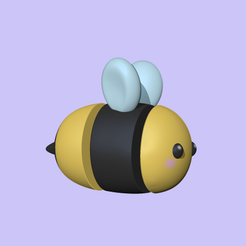 FlexiBee1.PNG -Datei Flexi-Biene herunterladen • Objekt zum 3D-Drucken, Usagipan3DStudios