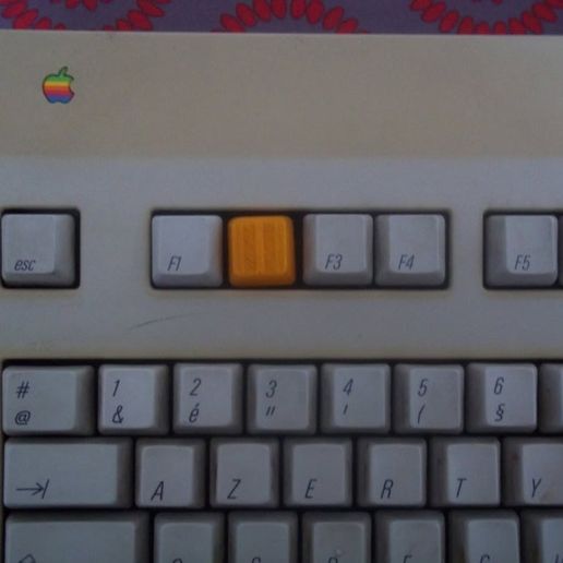 Apple Extended Keyboard II Keycap 3D model