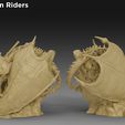 Wyvern-Store-Render4-Final.jpg Dwarf Stone Wyvern Riders - (Pre-supported included)
