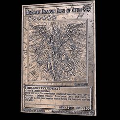 20221228_014607.jpg Fichier 3D Carte YuGiOh : HieraticDragon(high Poly)・Design pour impression 3D à télécharger