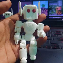 IMG_20230227_213132_242.jpg OBJ file FLEXI PRINT-IN-PLACE - ROBOT (A3P DROID 01)・3D printable model to download
