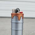 20240122_141342.jpg BIC Lighter Case Oozing Drum - Toxic Drum Lighter Case - BIC lighter case