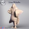 Lion_Paladin_miniature_2_nyxprints.jpg Fichier 3D Lion Paladin・Modèle pour imprimante 3D à télécharger
