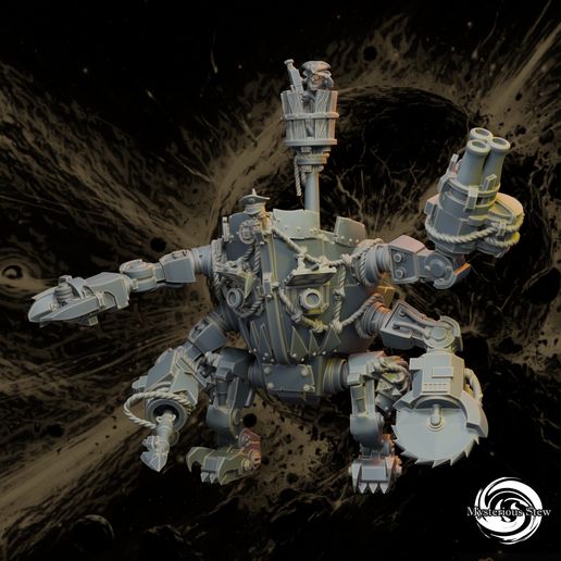 🚢 Mechaship・ 3D File for 3D printing・Cults
