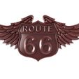 Route 66 cnc 1.6.jpg Route 66 bas-relief cnc
