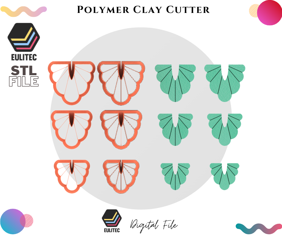 l1.png Download STL file POLYMER CLAY CUTTER/Lotus leaf pendant/Measures. 25 mm-30 mm-35 mm * 2 version/EULITEC.COM • 3D printing model, EULITEC