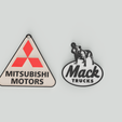 MITSUBISHI MOTORS CAR AND TRUCK BRAND KEY CHAINS