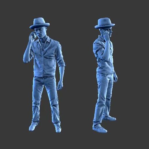 CHARACTER MAN FIGURE A77 3D model