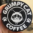 IMG_3726.jpeg Grumpy Cat Coffee coaster