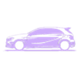 A45 SILHOUETTE.stl Mercedes-Benz A45 AMG Silhouette