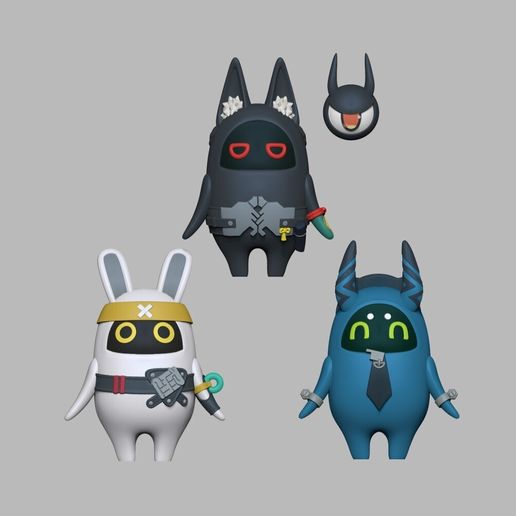 💤 H.S.O.S.6 bangboo Zenless Zone Zero・ STL File for 3D printing