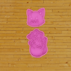 5.png STL-Datei COOKIE CUTTER Katzen lieben 3・Design für 3D-Drucker zum herunterladen