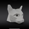 IMG_0368.jpeg Low poly cat head vase