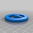 rotor_singleArm.png Holo top - easy to print (about 4m rotation)
