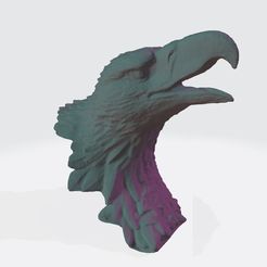 eagle-head-statue-mc.jpg STL-Datei Adlerkopf-Skulptur・Design für den 3D-Druck zum Herunterladen
