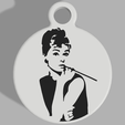 Audrey-Hepburn-Keyring-v2.png Llavero Audrey Hepburn