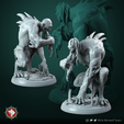 Goul5_2.png Ghouls set 6 miniatures 32mm pre-supported