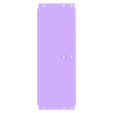 Train Container Wagon - Middle Panel 60ft.stl Железнодорожный контейнерный вагон — 40 футов / 60 футов с поворотными замками — масштаб 1:14