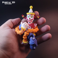 3.png Jackie the Clown /flexi / PRINT-IN-PLACE WITHOUT SUPPORT
