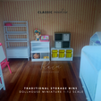 TRADITIONAL STORAGE BINS DOLLHOUSE MINIATURE 1:12 SCALE MINI furniture Traditional Storage Bin for 1:12 Dollhouse | Toy Box | Toy Storage for 1:12 Dollhouse