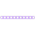 lego_mindstorms_ev3_beam_brick_based_off_red_11_hole.stl Lego Mindstorms EV3 Beam Brick (based off red 11 hole)