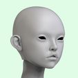 3.41.jpg 2 3D model Head / face / jointed doll / bjd doll / ooak / articulated dolls / Printing