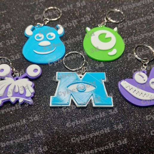 keychains / keychain , MONSTER INC. 3D model