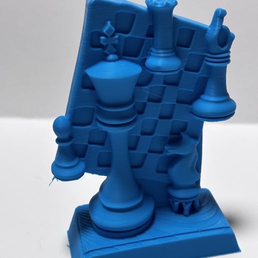 Chess Trophy - Board and Pieces Award