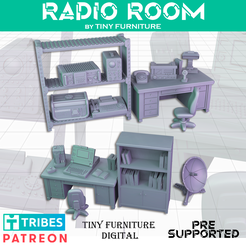 RadioRoomMMF_art.png STL file Radio Room・3D print model to download