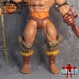 _ DEVIANTART.COM/RBL3D a-t Bone Knee/Elbow Pads pack 1 (Motu Compatible)