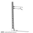 H0-Catenery-pole-A08-1.jpg [Escala ZM H0] Conjunto de pólos básicos de catenária Tipo:A01-A08 FDM