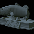 Bass-mouth-2-statue-4-29.png fish Largemouth Bass / Micropterus salmoides in motion open mouth statue detailed texture for 3d printing