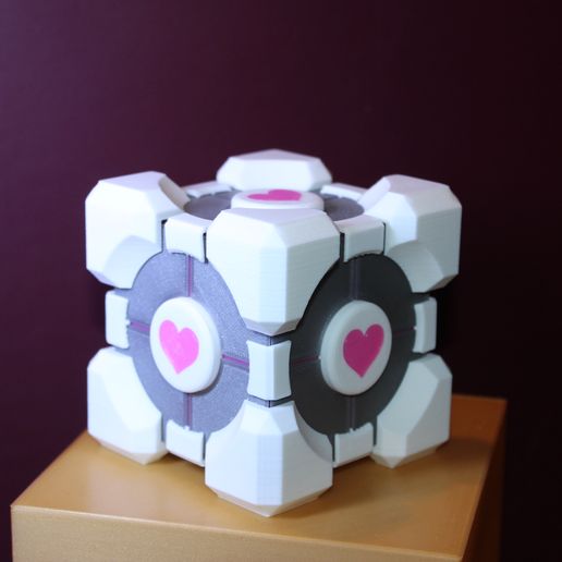 Companion Cube Box 3D model