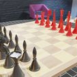 deco2.jpg Art Deco Style Printable Chess Set 3D print model