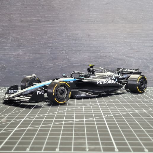 🚗 2024 Mercedes W15 - The last of Hamilton's Mercedes・ 3D File
