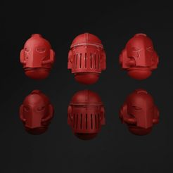 untitled.jpg Datei 3D SPACE MARINE HELMETS - Blood Angels・Design für 3D-Drucker zum herunterladen