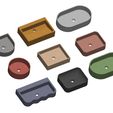 il_fullxfull.5877667203_ljm7.jpg Modern Washbasin Master Models - 9 Piece Sink Collection - STL for Silicone & Thermoform Mold Making - Concrete & Terrazzo Casting Patterns