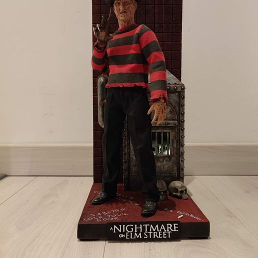 Freddy Krueger 1/6 diorama oven 3D model