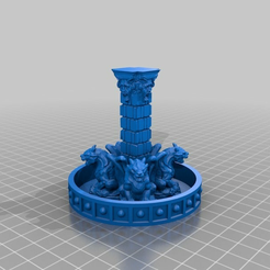 b9eef73f2ada649d5eb4acc6975c8dab.png STL-Datei 28mm or 30mm RPG Gargoyle Fountain Variant kostenlos・Design zum 3D-Drucken zum herunterladen
